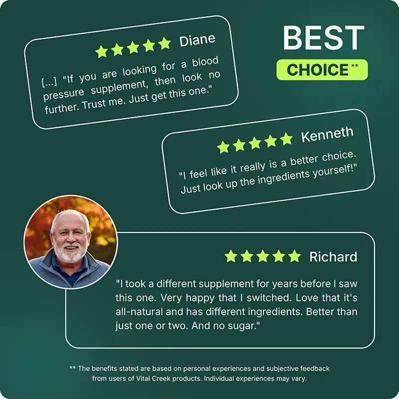 Three testimonials from Vital Creek customers